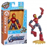 Figurină de acțiune flexibilă Avengers Bend and Flex 15 cm