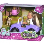 Păpușa Evi Safari cu mașină
