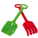 Lopată și greblă pentru nisipar