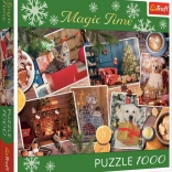 Puzzle Timp magic de Crăciun 1000 de piese