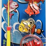 Pescuit pentru copii cu minciog și 5 pești