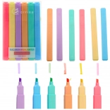 Set de evidențiatoare colorate pentru școală și birou – 6 bucăți