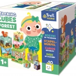 TREFL Primo cuburi educative de stivuit – pădure