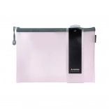 Plic cu fermoar A4 Pastelini roz