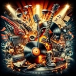 Pictură cu diamante Inspirație muzicală 30 × 40 cm