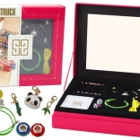 Set creativ pentru realizarea brățărilor cu mărgele și pandantive