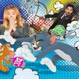 Maxi puzzle cu 24 de piese Tom și Jerry
