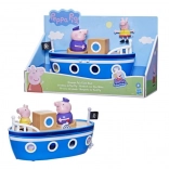 Peppa Pig – vasul cu aburi al bunicului, jucărie bărcuță cu figurine