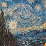 Puzzle Noaptea înstelată 1000 piese PIATNIK