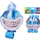 Suflători de petrecere cu rechin, 6 buc