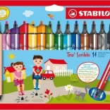 STABILO Trio Scribbi set de carioci pentru copii