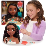 Cap de coafat DISNEY PRINCESS MOANA – păpușă de styling cu accesorii