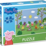 Puzzle PEPPA PIG – distracție la soare, 60 piese