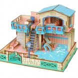 Puzzle 3D din lemn Villa pe insula Lembongan