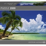 Puzzle Heye 2000 de piese – palmieri paradisiaci