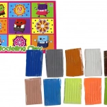 Set artistic de plastilină modelină 10 culori