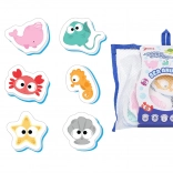 Jucării de baie din spumă cu motive de animale marine