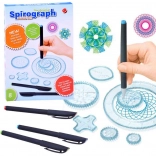 Spirograf – set educațional creativ pentru desenarea spiralelor
