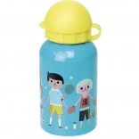 Sticlă metalică pentru copii 300 ml – albastră, design Ingela P. Arrhenius