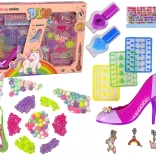 Set unghii și bijuterii colorat