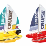 Barcă catamaran pe baterii