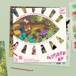 DJECO Desene transferabile inspirate de Douanier Rousseau