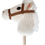 Cal balansoar de pluș pe băț cu sunete