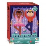 Set magnetic de îmbrăcare Petit Collage pentru balerini