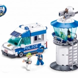 Set de construcție Sluban Metropolis vehicul și turn de poliție