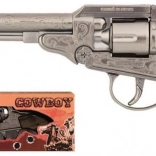 Revolver cowboy din metal cu 8 focuri GONHER