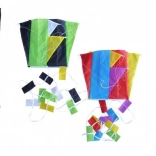 Zmeu zburător colorat nylon 60x45 cm