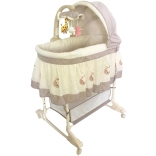 Leagăn multifuncțional cu carusel și baldachin MILLY MALLY Sweet Melody Moon