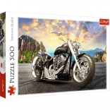 Puzzle 500 piese – motocicletă neagră