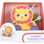 Labirint din plastic leu pe roți pentru copii