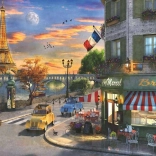 Puzzle Ravensburger Apus de soare la Paris 2000 piese