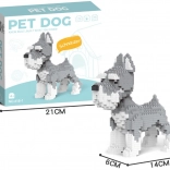 set de construcție 800 piese – schnauzer