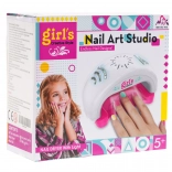 Set pentru pictat unghii pentru copii cu uscător și accesorii