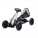 Kart cu pedale pentru copii BABY MIX Speedster alb
