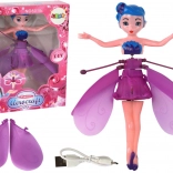 Păpușă zână zburătoare magică controlată manual Fairy Doll