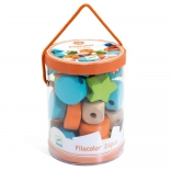 Djeco Așezarea de Forme din Lemn