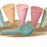 Androni forme pentru nisip – înghețată, set din 6 piese