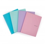 Bloc cu spiră A5 Pastelini cu copertă din plastic