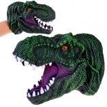 Marionetă de mână din cauciuc T‑Rex – cap de dinozaur realist de 19 cm