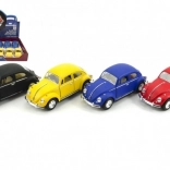 Model metalic KINSMART VOLKSWAGEN Beetle cu mecanism pull-back 13 cm