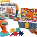 Set de construcție 3D în dulap cu bormașină