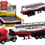 Camion cu remorcă-cisternă 1:24 cu lumini și sunete
