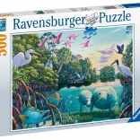 Ravensburger puzzle Momente cu lamantini 500 piese