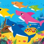 Puzzle Baby Shark vacanță 30 piese CLEMENTONI
