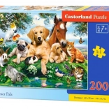 Puzzle 200 piese Summer Pals