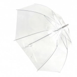 Umbrelă de nuntă transparentă plastic/metal 82 cm